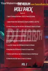 Holi Pack Vol 2 – Dj Harsh Holi Pack Vol 2 – Dj Harsh